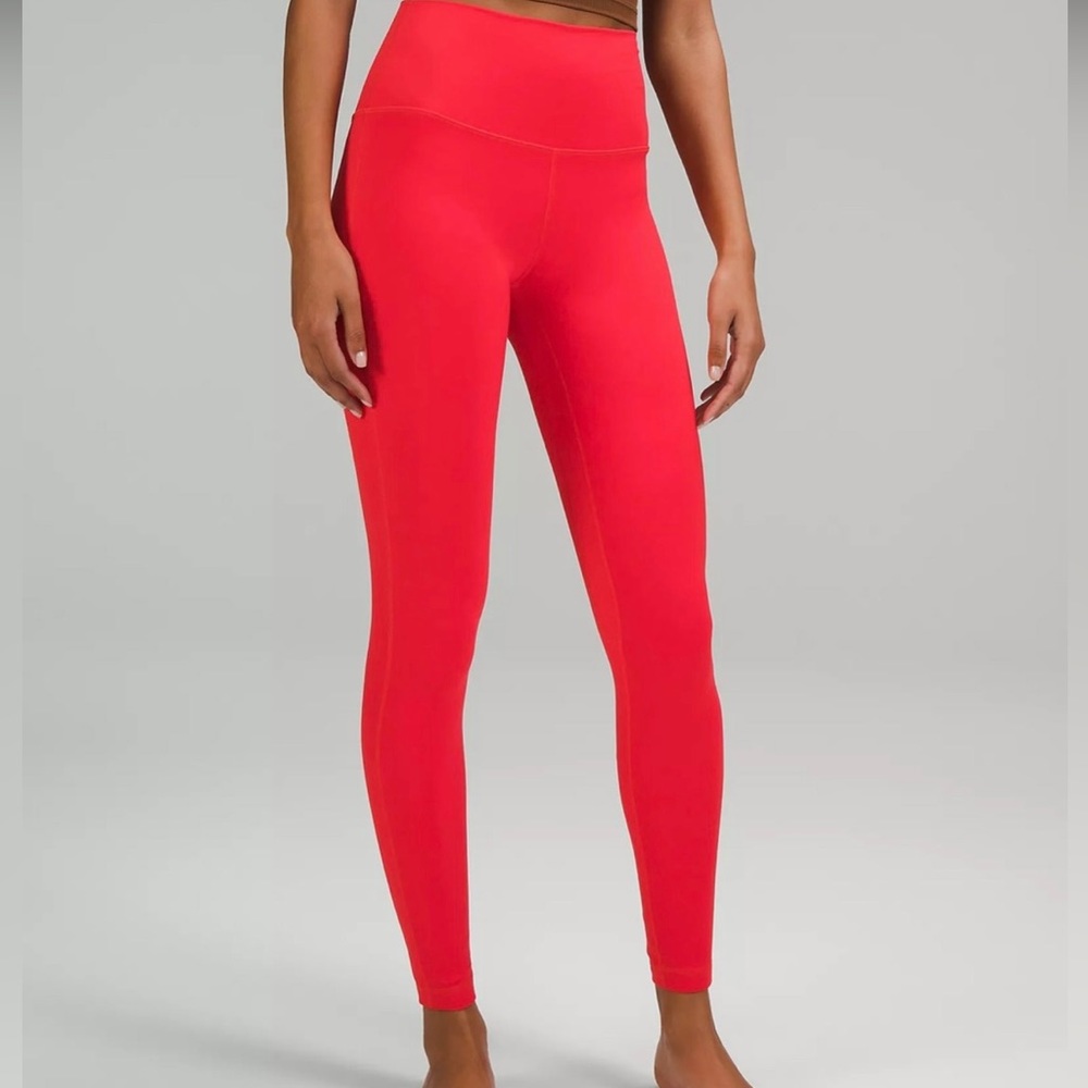Lululemon align high rise pant 28 CRNR color Red